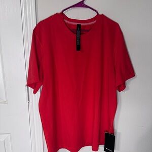 lululemon athletica Vibrant Red Short Sleeve Tee